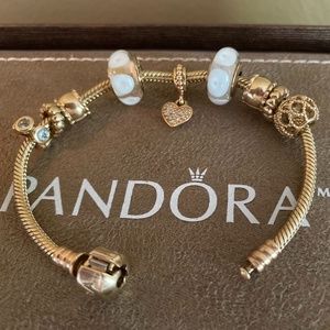 14 KT Gold Pandora Bracelet